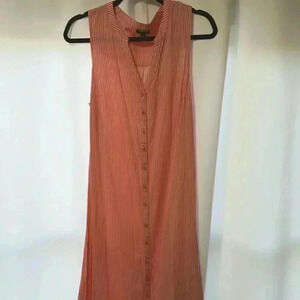 Torrid striped Button down dress Size 0
